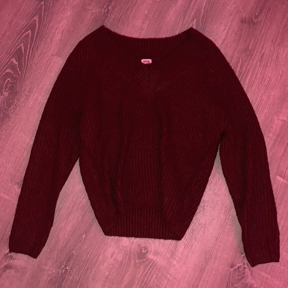 Garage V neck sweater